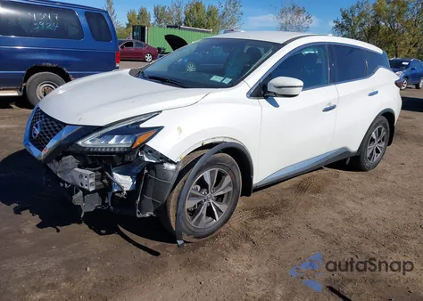 2020 Nissan Murano S Intelligent Awd из США, поврежденный, VIN 5N1AZ2AS3LN109254